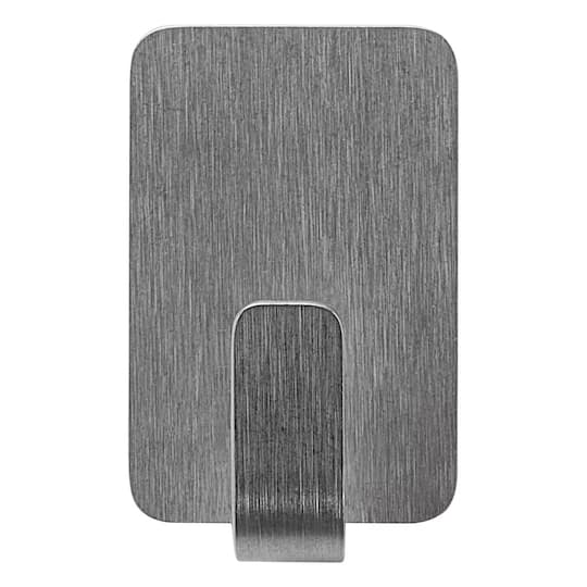 Command™ Small Decorative Metal Hooks, Stainless Steel